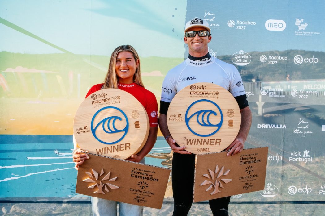 Crosby Colapinto and Brisa Hennessy win EDP Ericeira Pro