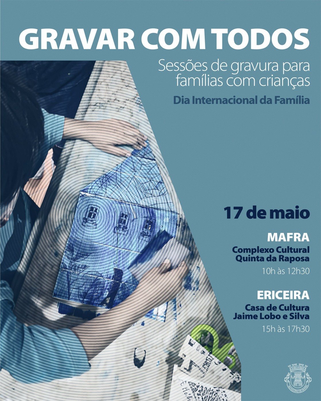 Gravura com todos: Sessões de gravura em família